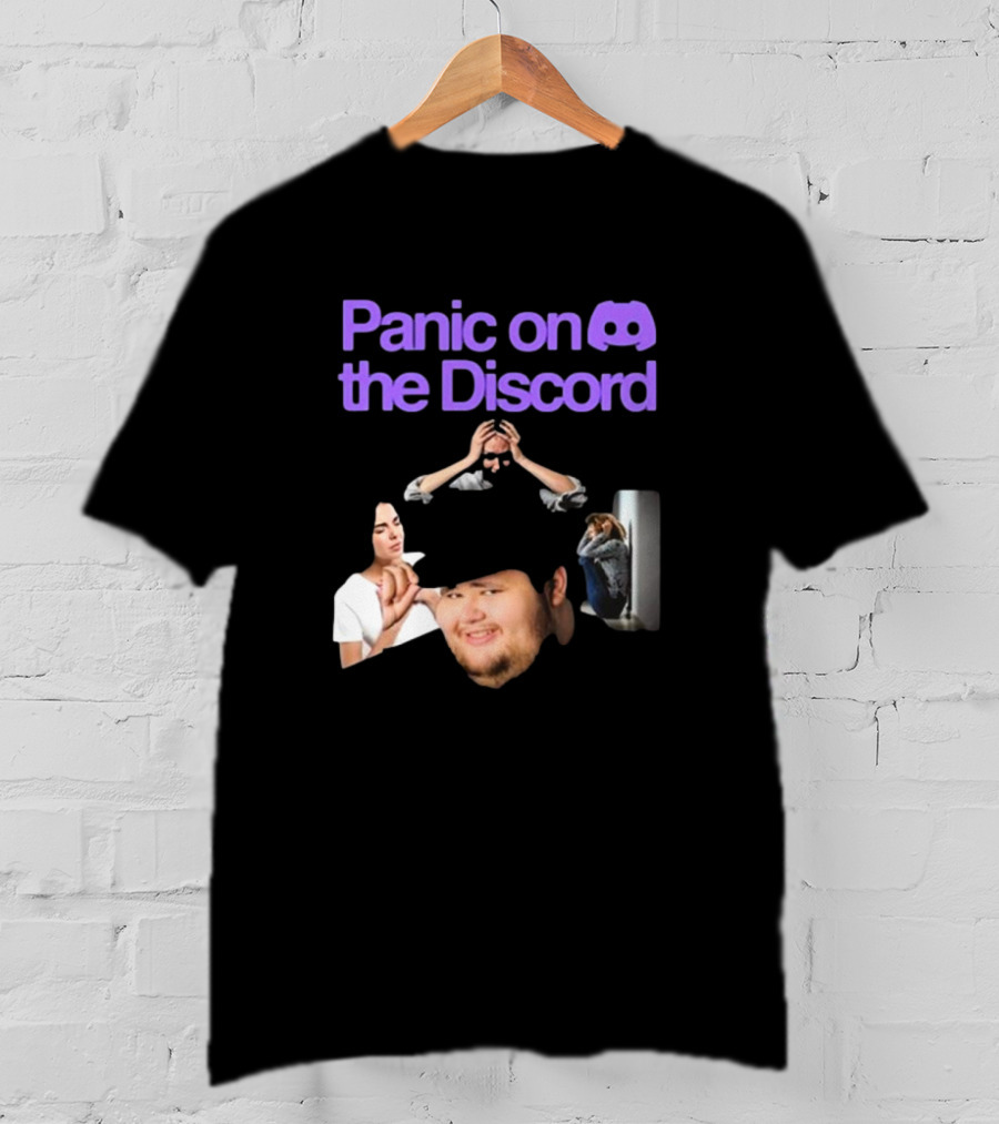 Panic On The Discord Meme Reaction Faces T-Shirt