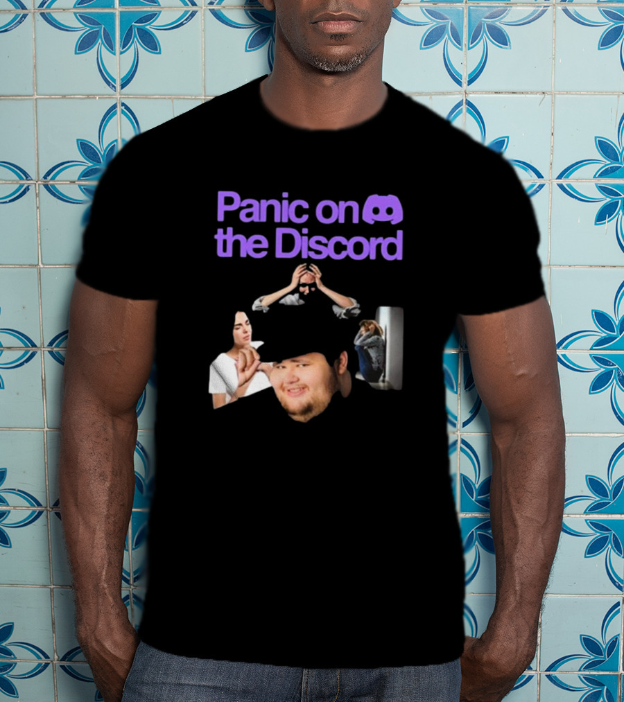 Panic On The Discord Meme Reaction Faces T-Shirt
