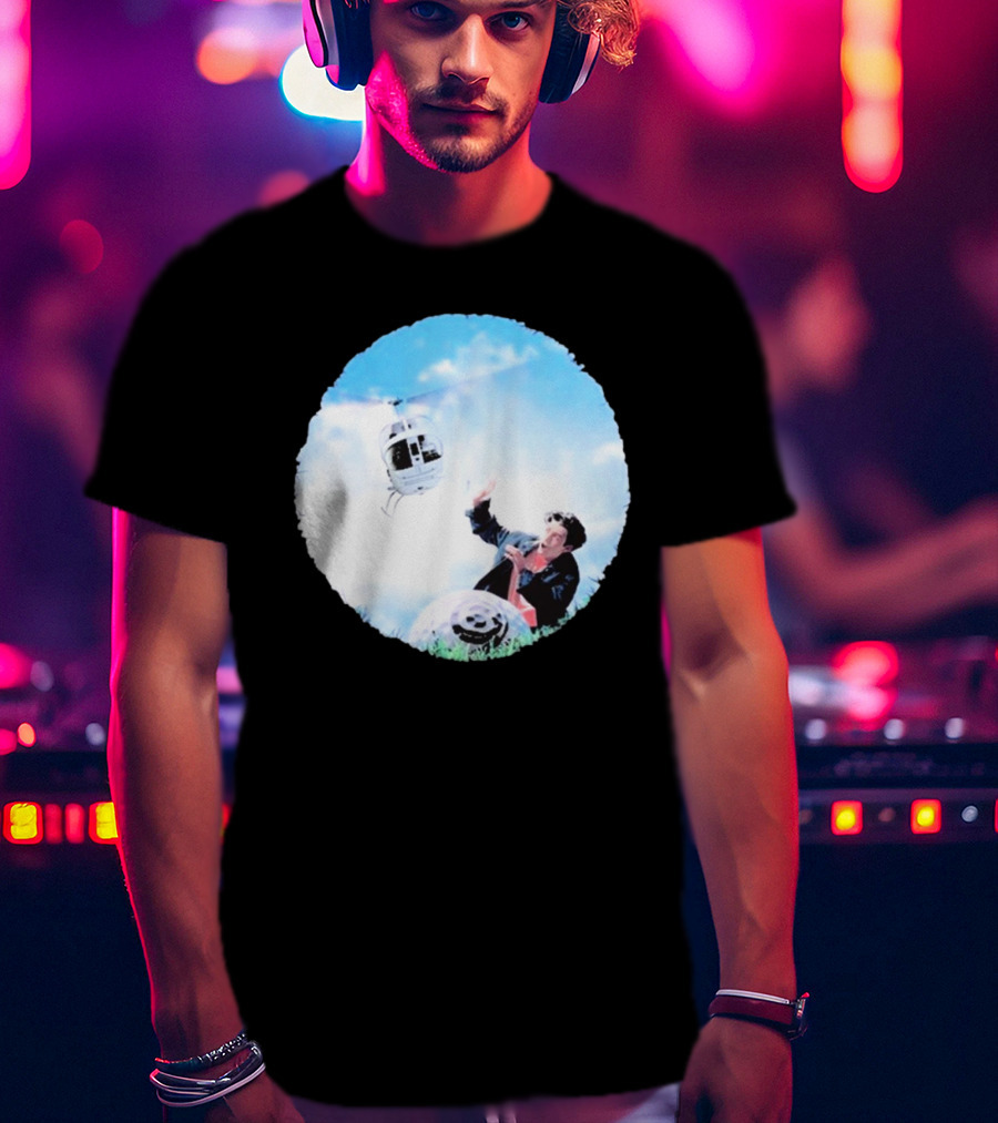 All But 6 Records Helicopter Happy Hunting T-Shirt