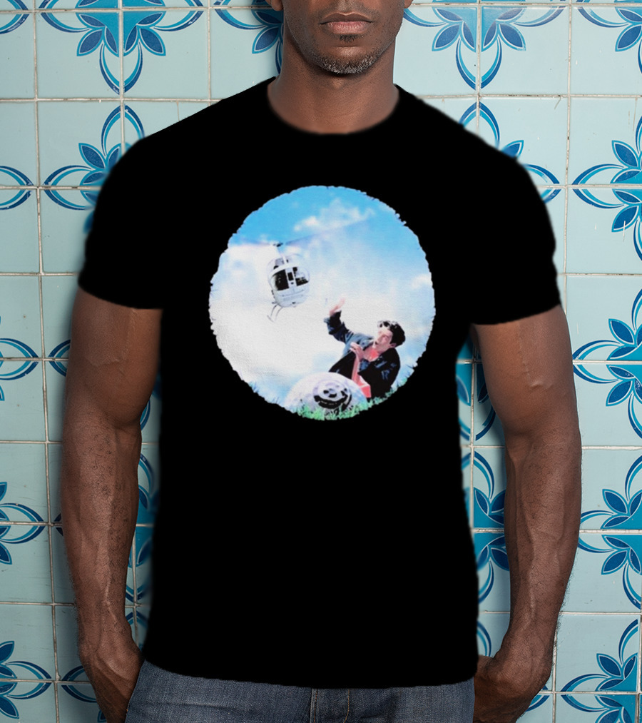 All But 6 Records Helicopter Happy Hunting T-Shirt