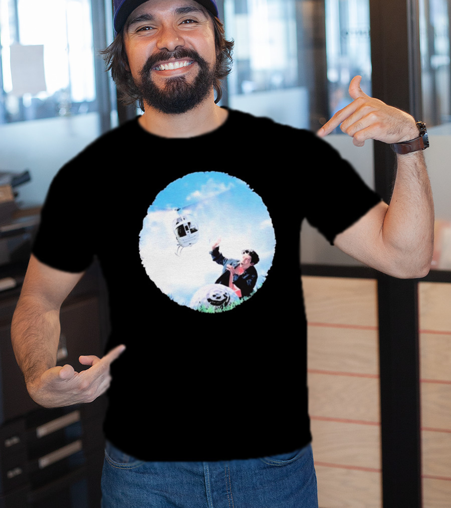 All But 6 Records Helicopter Happy Hunting T-Shirt