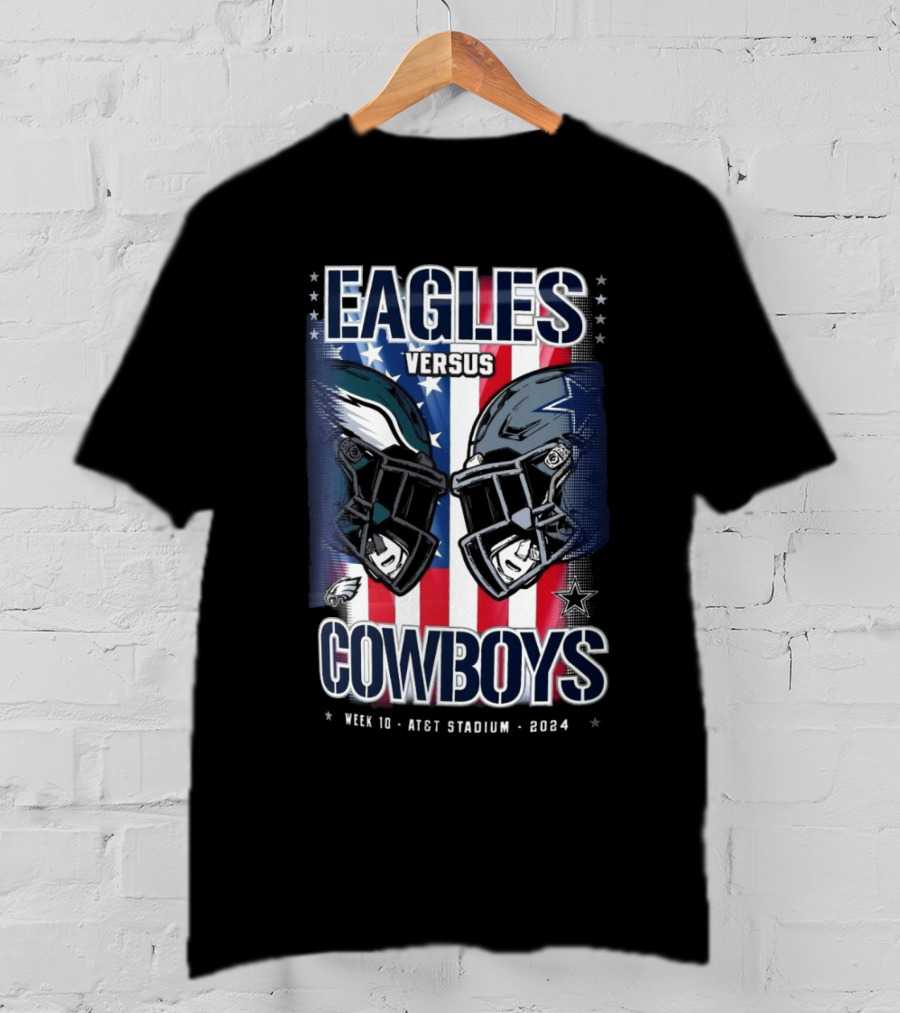 Eagles Versus Cowboys Week 10 AT&T Stadium T-Shirt