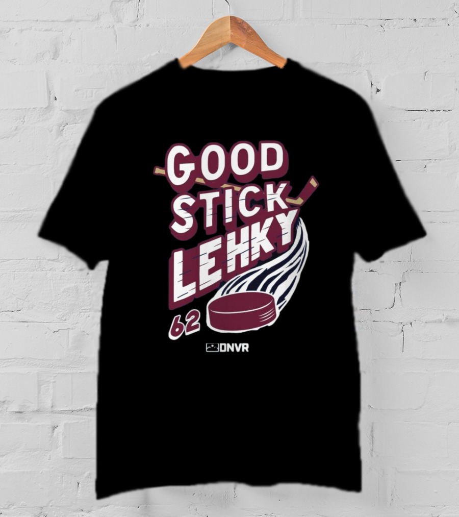DNVR Good Stick Lehky 62 Hockey Puck And Stick T-Shirt