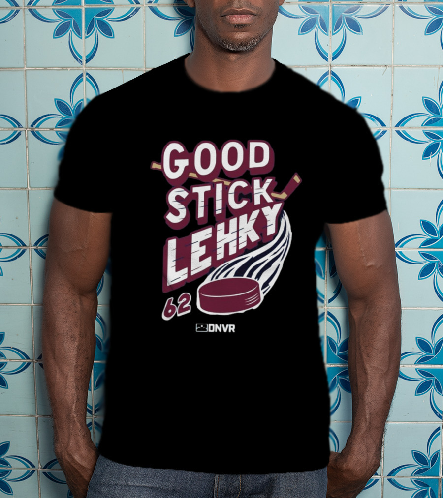 DNVR Good Stick Lehky 62 Hockey Puck And Stick T-Shirt