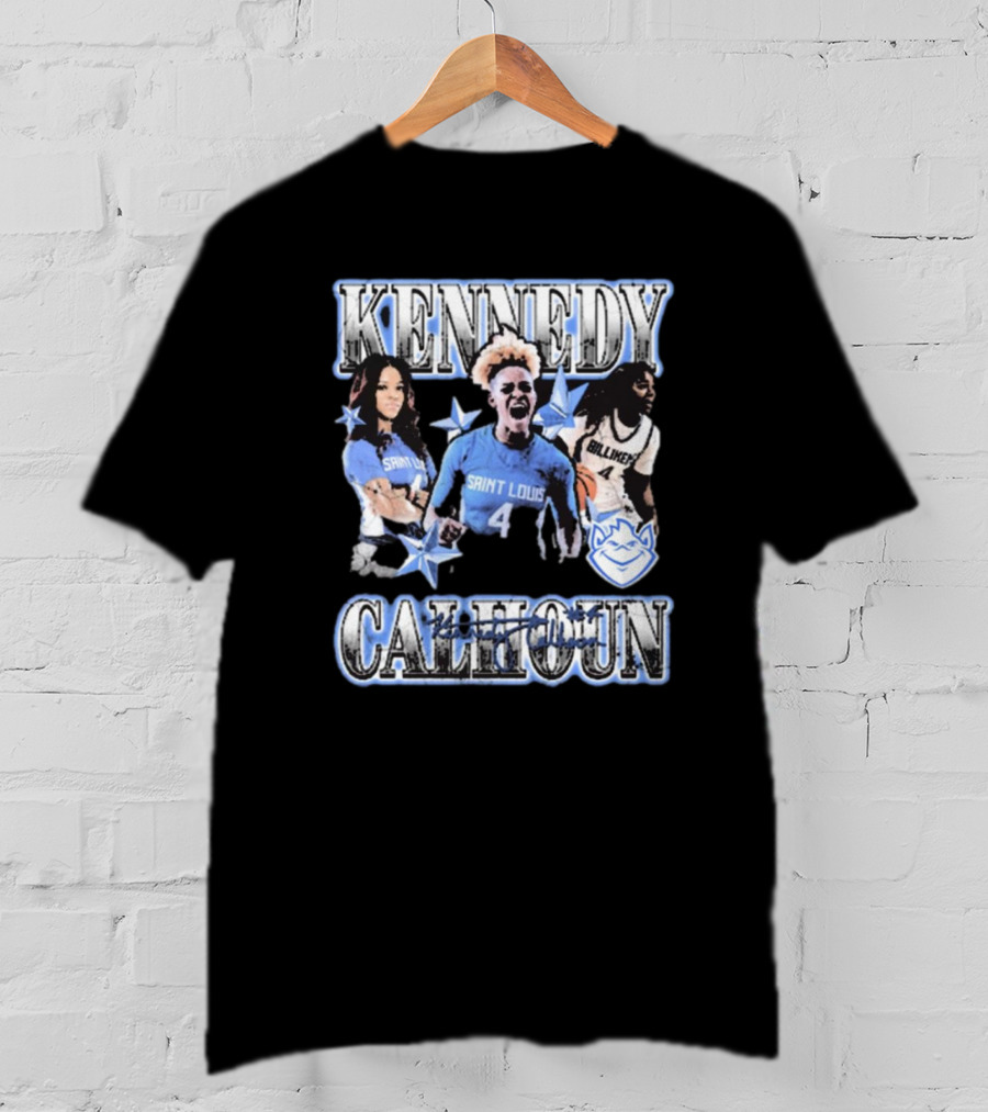 Kennedy Calhoun Saint Louis Billikens 4 Blue Jersey 90s T-Shirt