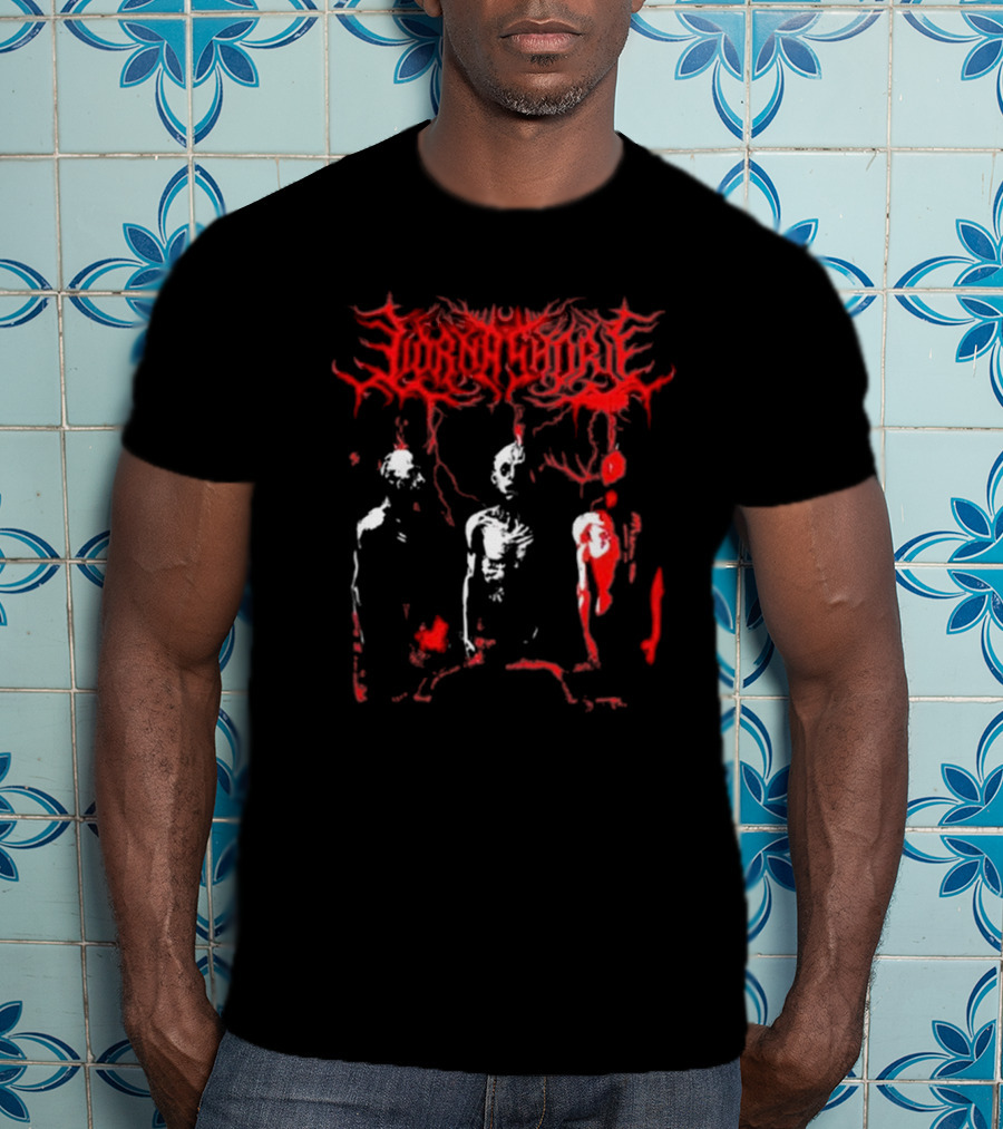 Lorna Shore Hanging Bodies Red Gothic Aesthetic T-Shirt