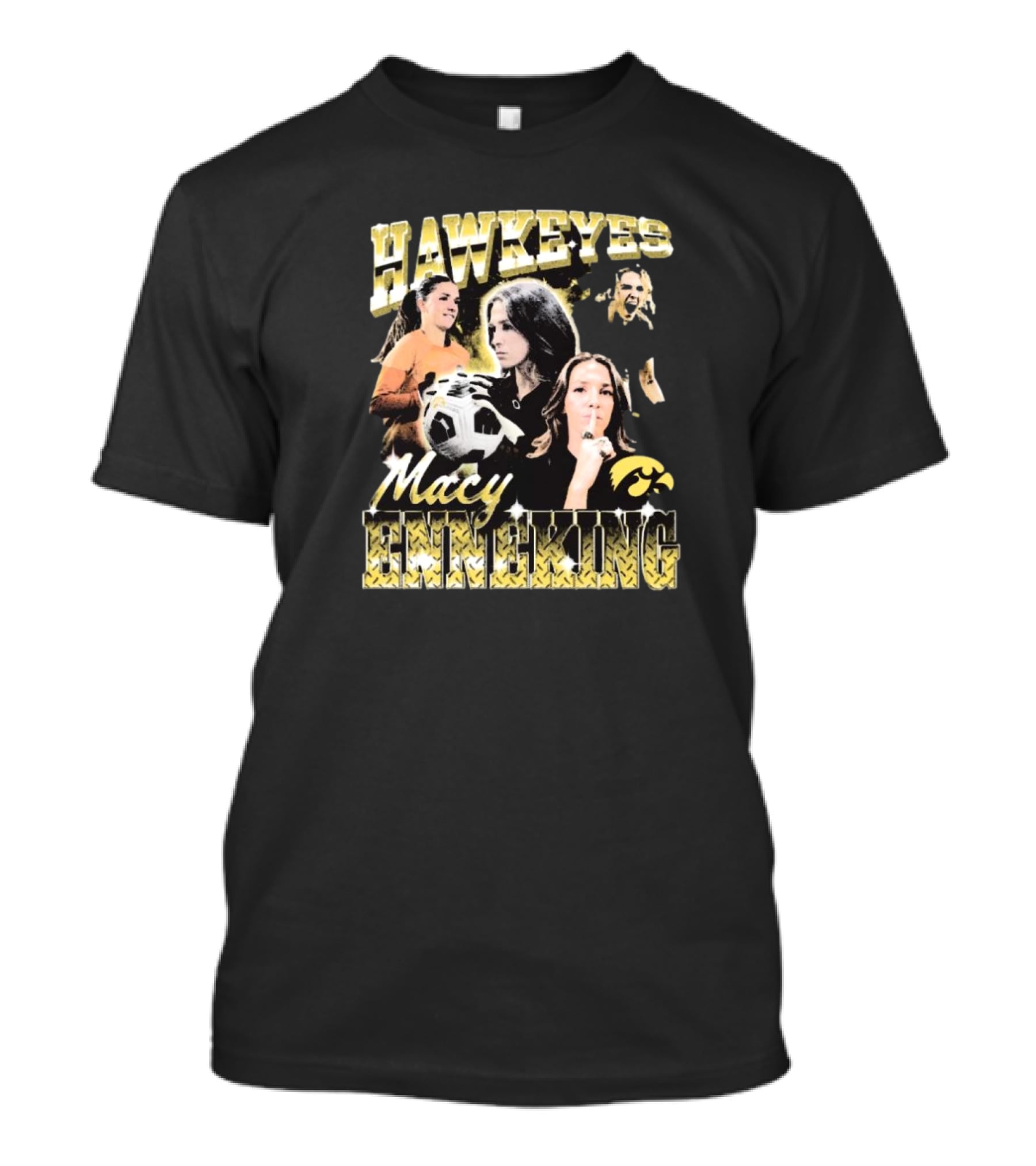 Hawkeyes Macy Enneking Iowa Soccer T-Shirt