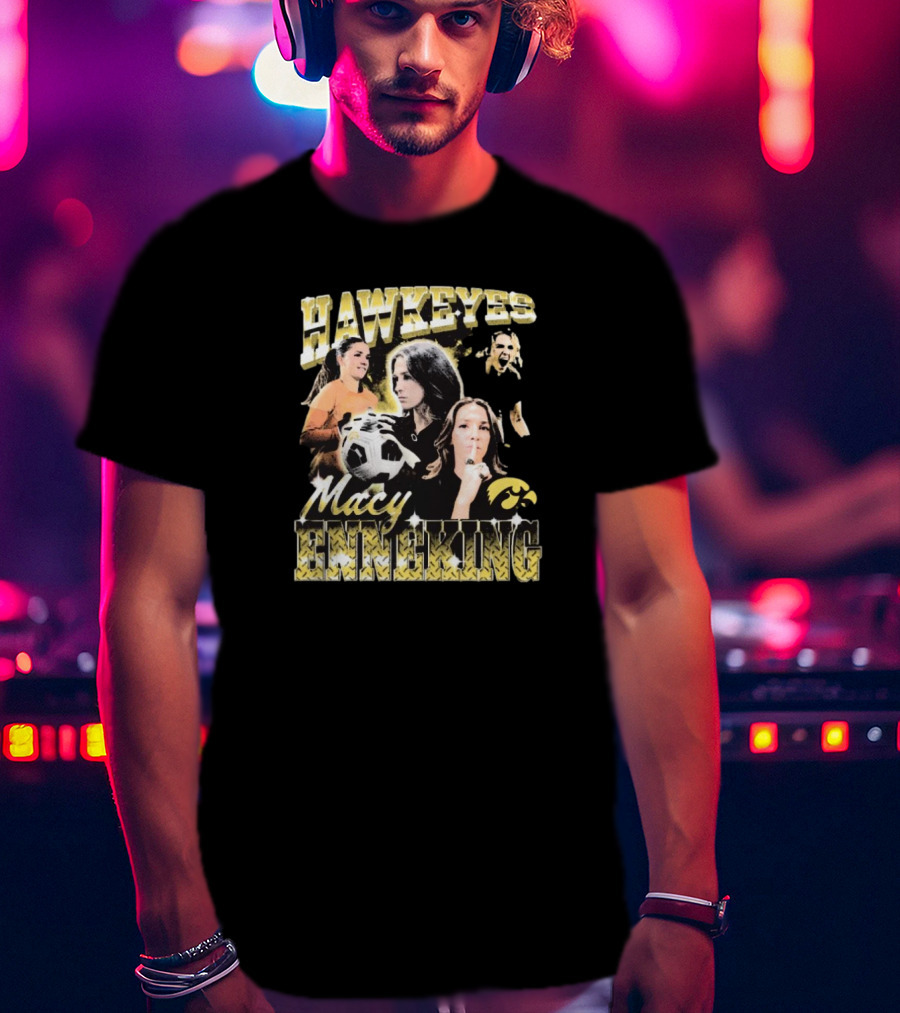 Hawkeyes Macy Enneking Iowa Soccer T-Shirt