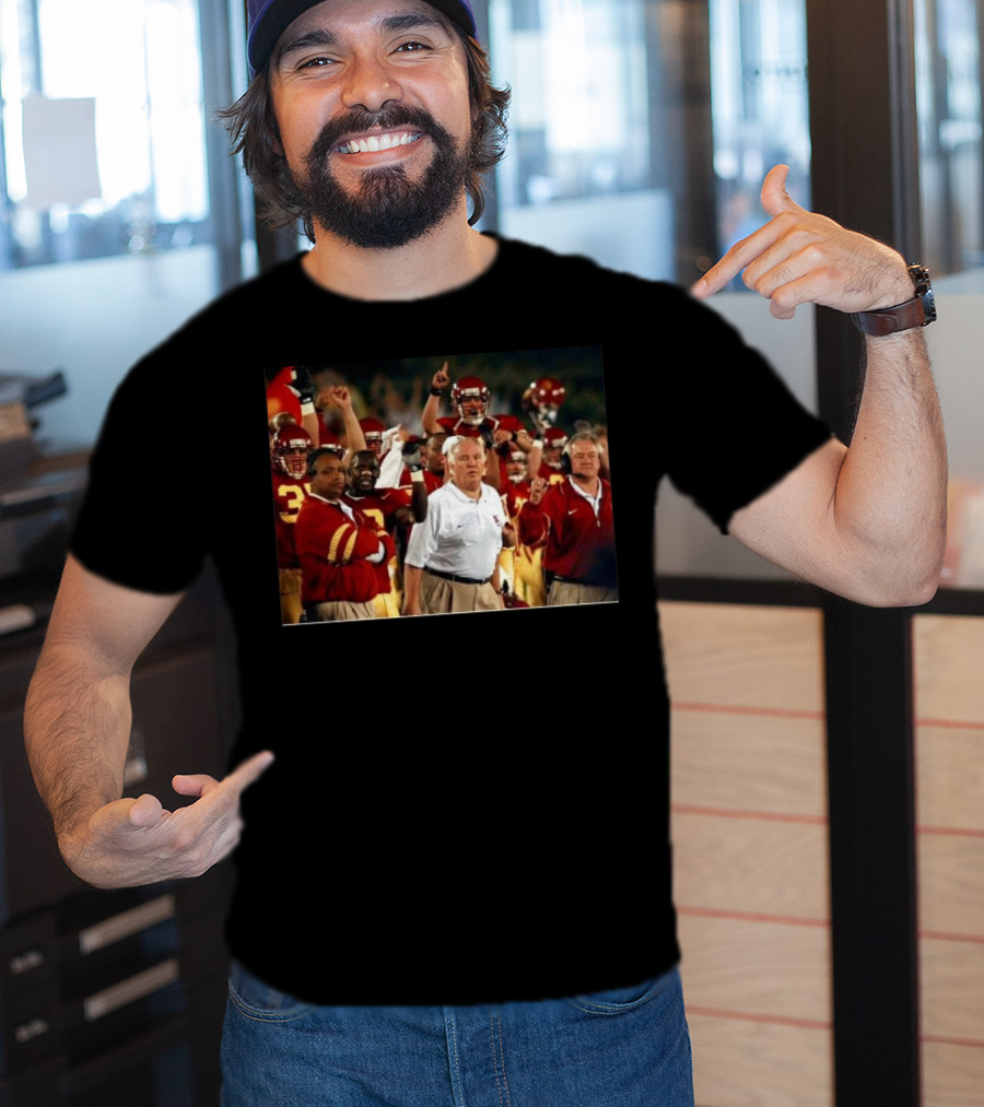 Rip Coach John Robinson Fight On Forever USC Trojans Football Team Victory Celebrations T-Shirt
