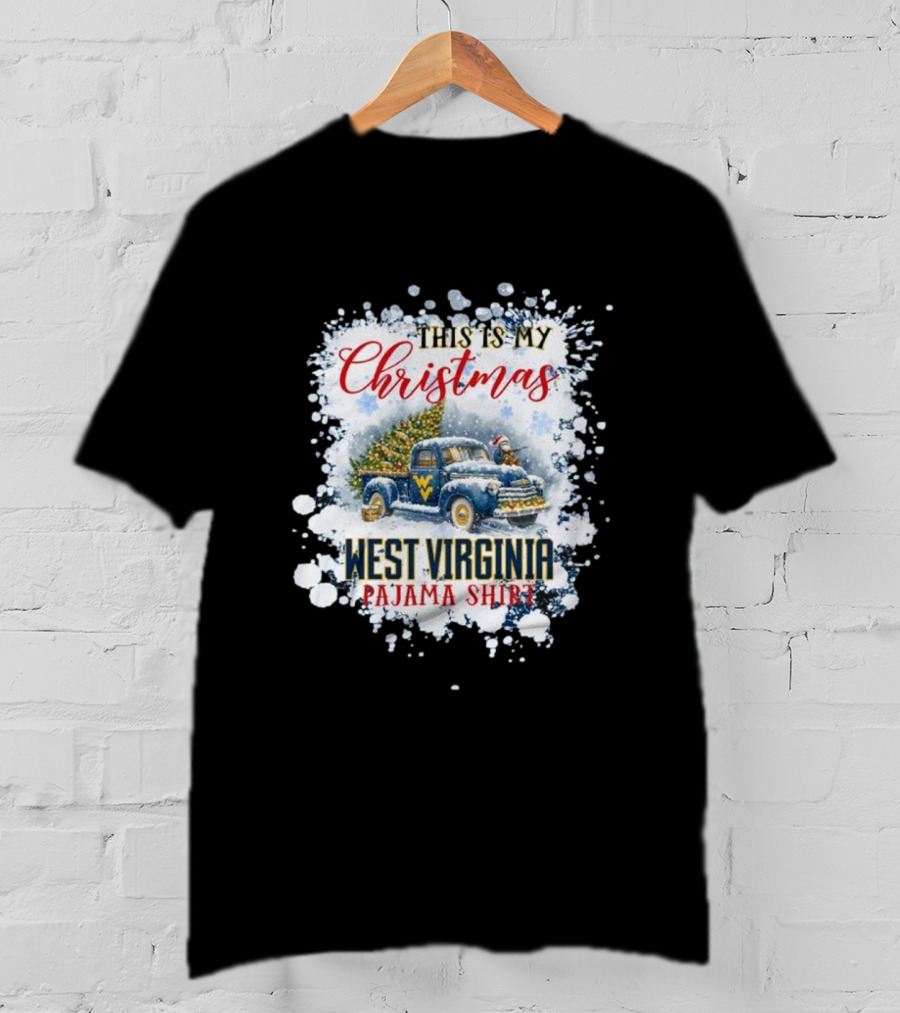 This Is My Christmas West Virginia Pajama T-Shirt
