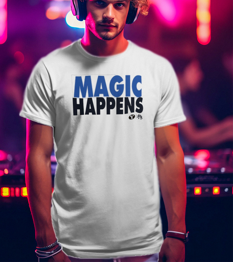 MAGIC HAPPENS BYU Cougars T-Shirt