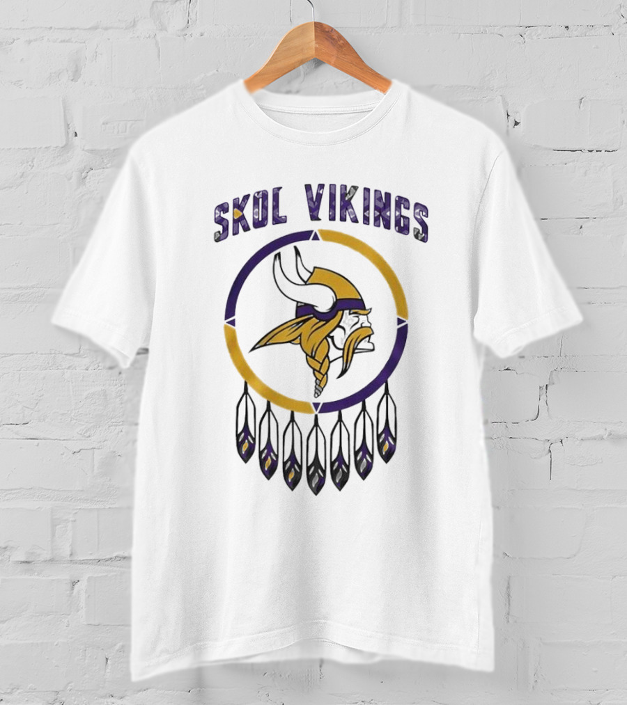 Skol Vikings Minnesota Vikings Native American Heritage Month T-Shirt