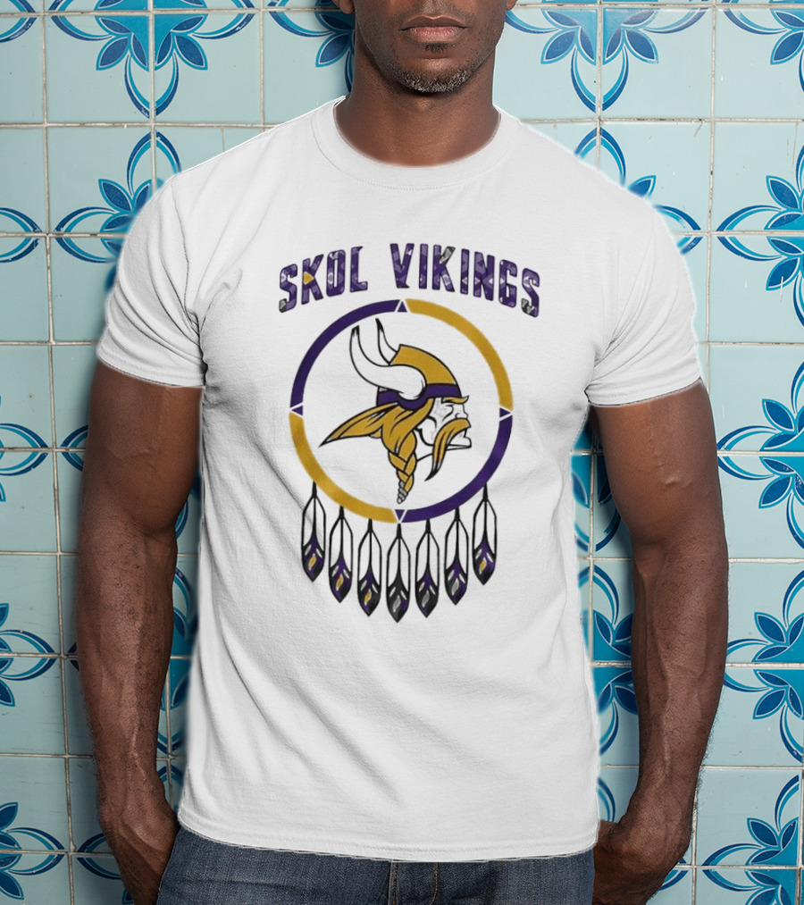 Skol Vikings Minnesota Vikings Native American Heritage Month T-Shirt
