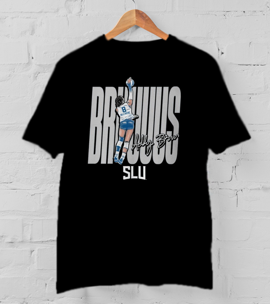 Addy Brus Saint Louis Billikens SLU Royal Bruuuus Signature T-Shirt