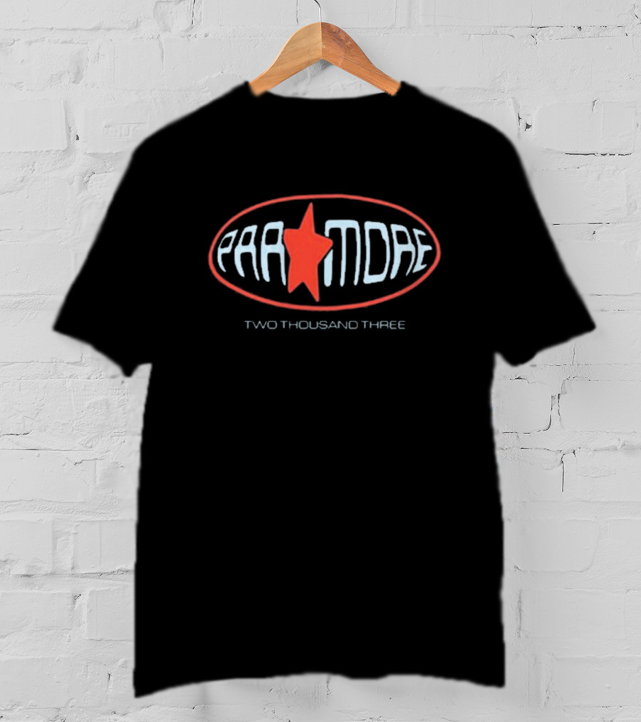 Paramore Red Star 2003 Logo Two Thousand Three T-Shirt