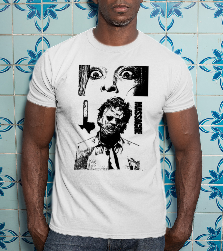 San Antonio Sharpist Texas Chainsaw Massacre Face Horror T-Shirt