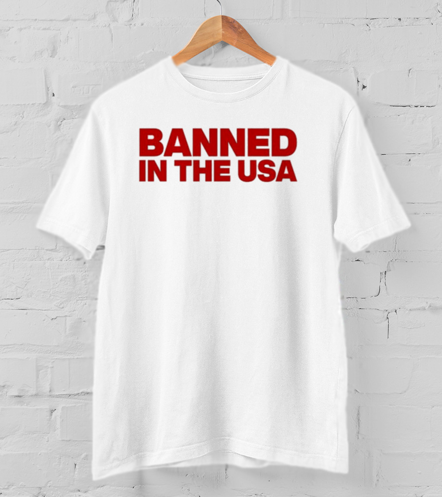 Banned In The USA Venus Sherwood Wearing T-Shirt