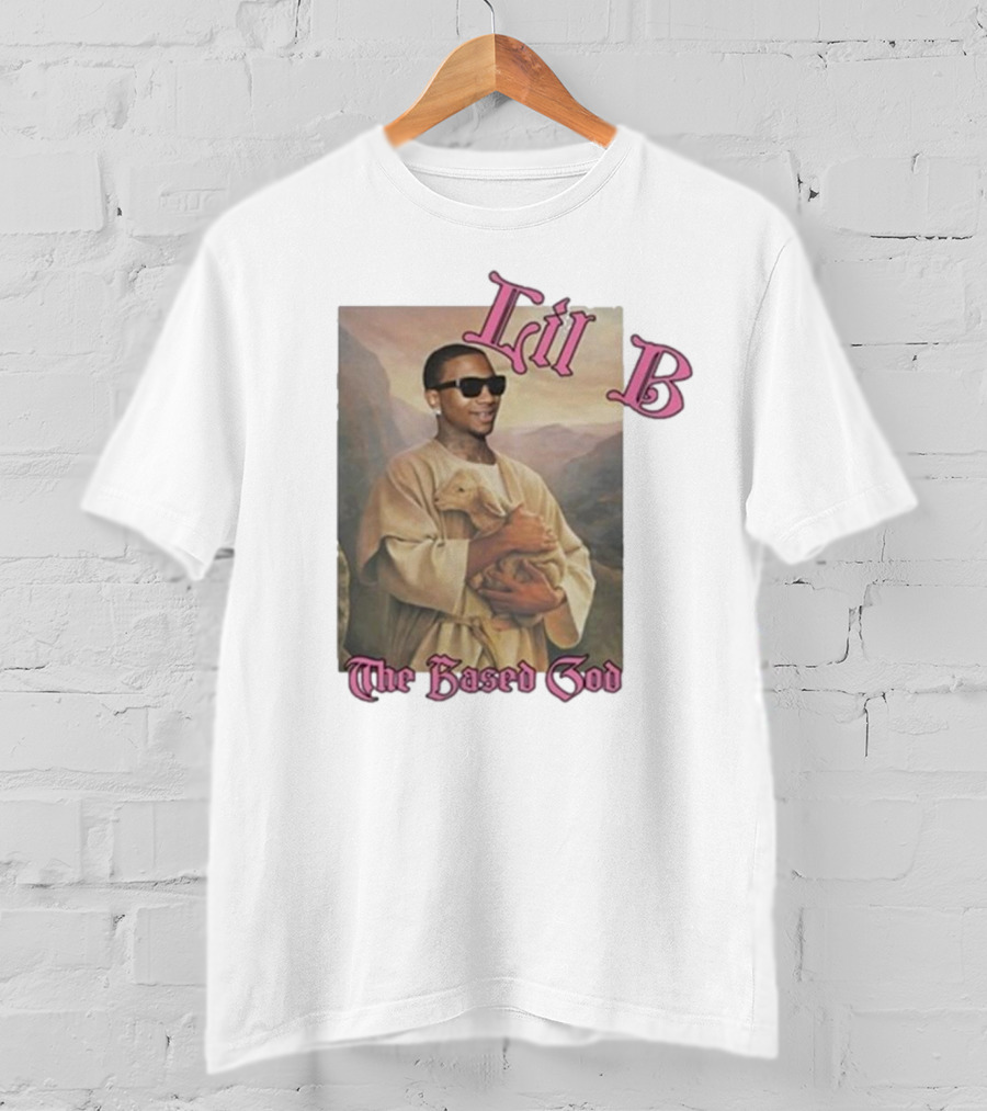 Lil B The Based God Savior Image With Sunglasses And Lamb T-Shirt