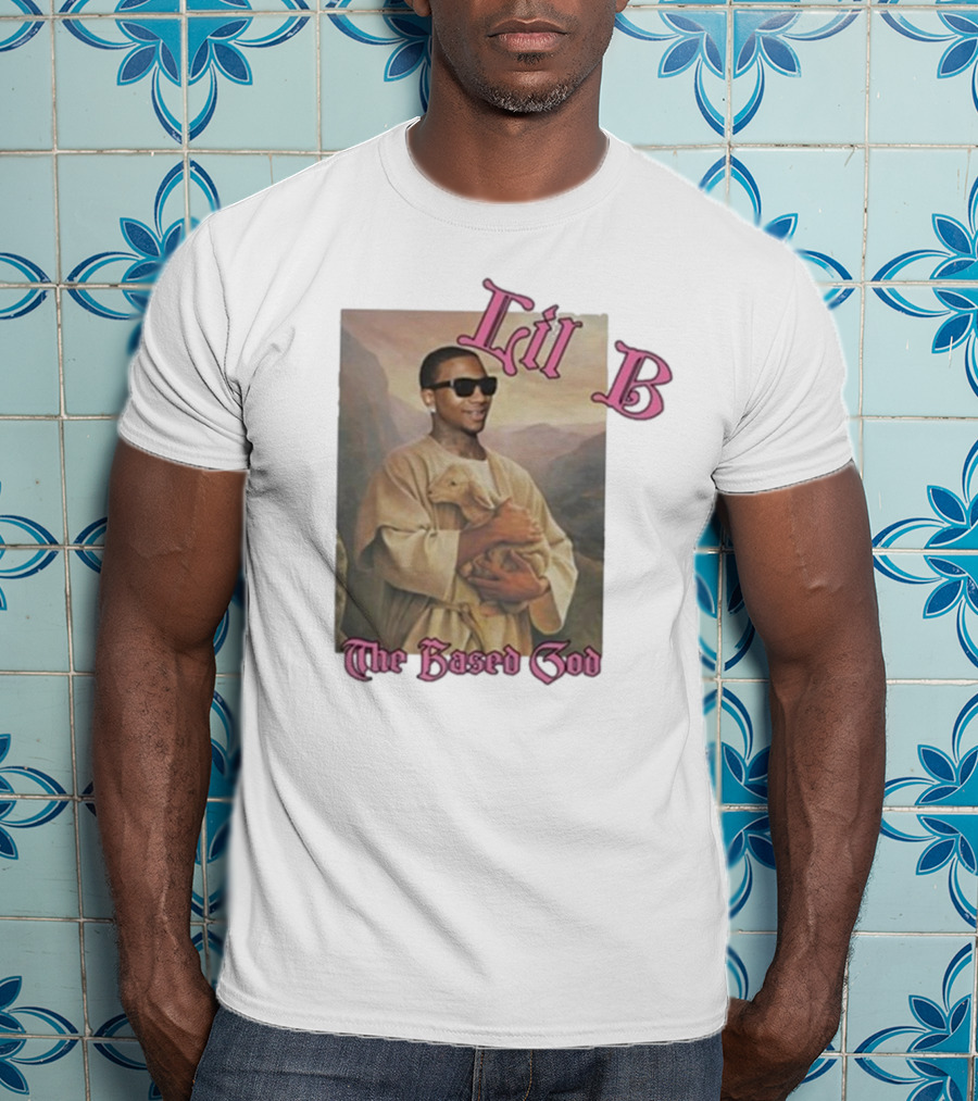 Lil B The Based God Savior Image With Sunglasses And Lamb T-Shirt
