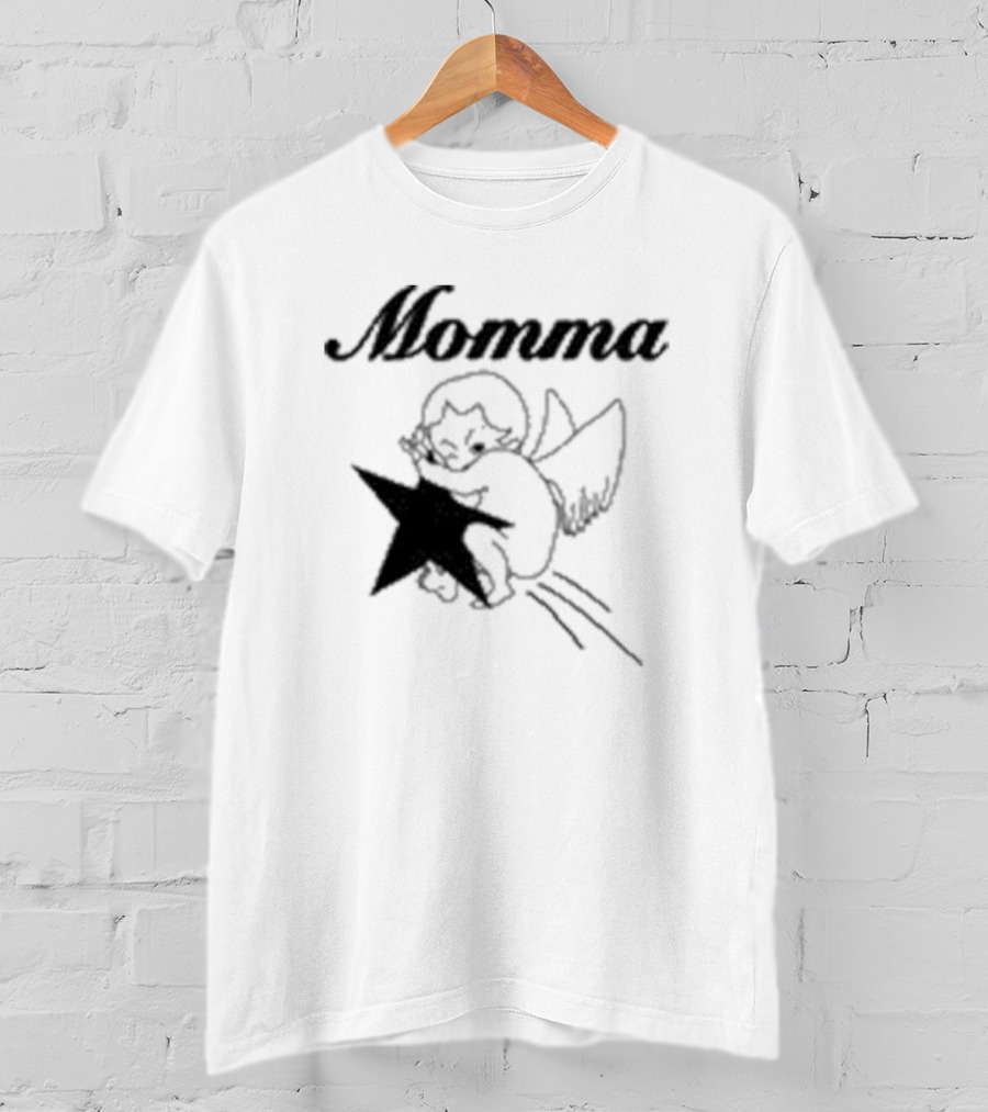 Momma Angel Holding Star T-Shirt