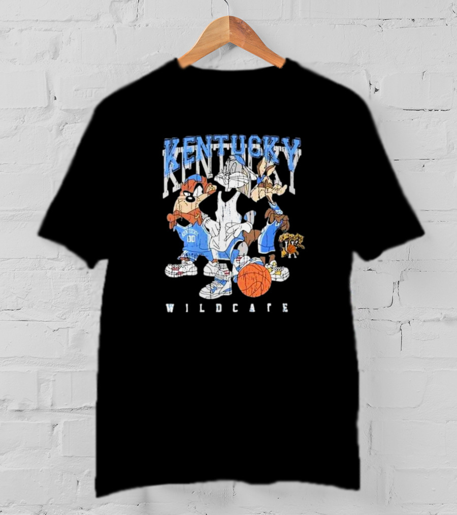 Kentucky Wildcats NCAA Vintage Basketball Characters Wildcats T-Shirt