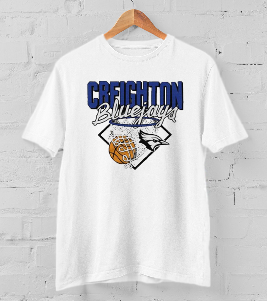Creighton Bluejays Basketball Nothing But Net T-Shirt