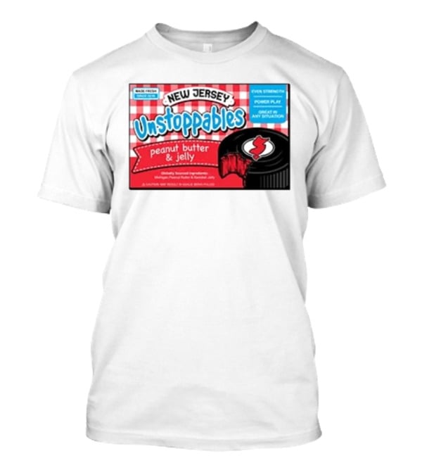 New Jersey Unstoppables Peanut Butter And Jelly Even Strength Power Play T-Shirt