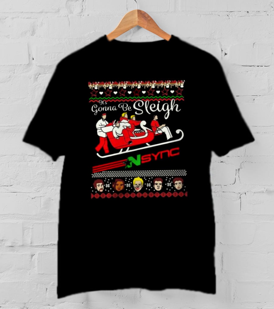 NSync It's Gonna Be Sleigh Christmas T-Shirt