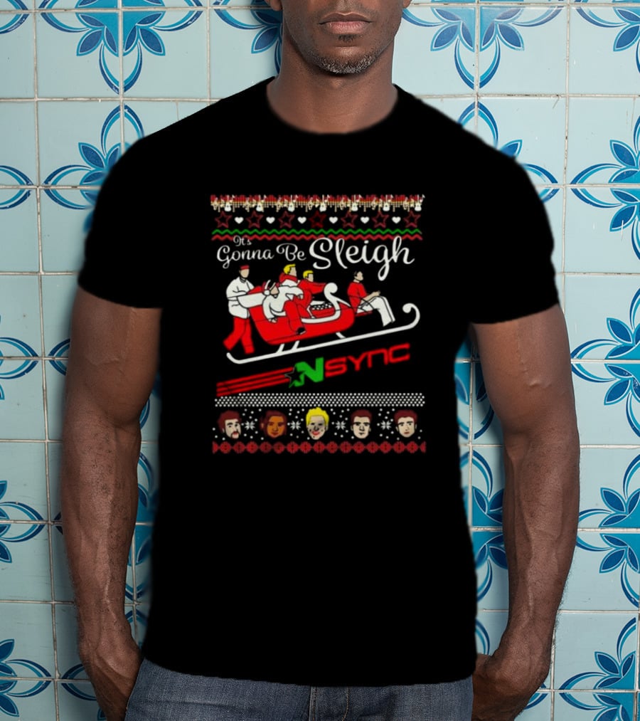 NSync It's Gonna Be Sleigh Christmas T-Shirt