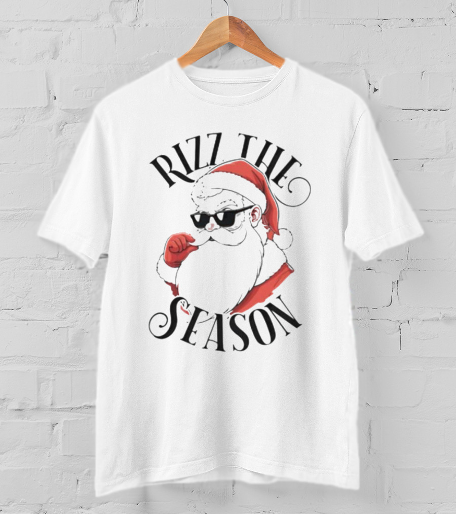 Rizz The Season Santa Claus Christmas T-Shirt