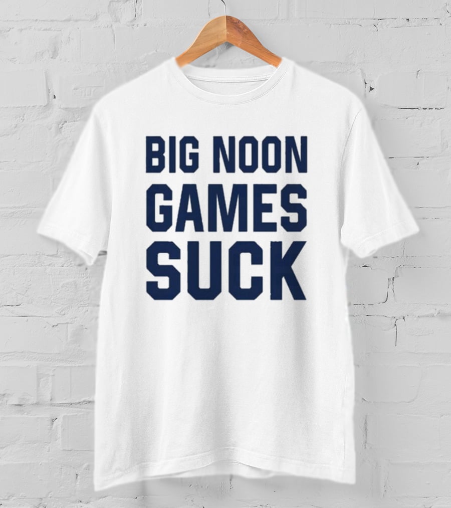 Jeremy Birmingham Big Noon Games Suck Football Commentary T-Shirt