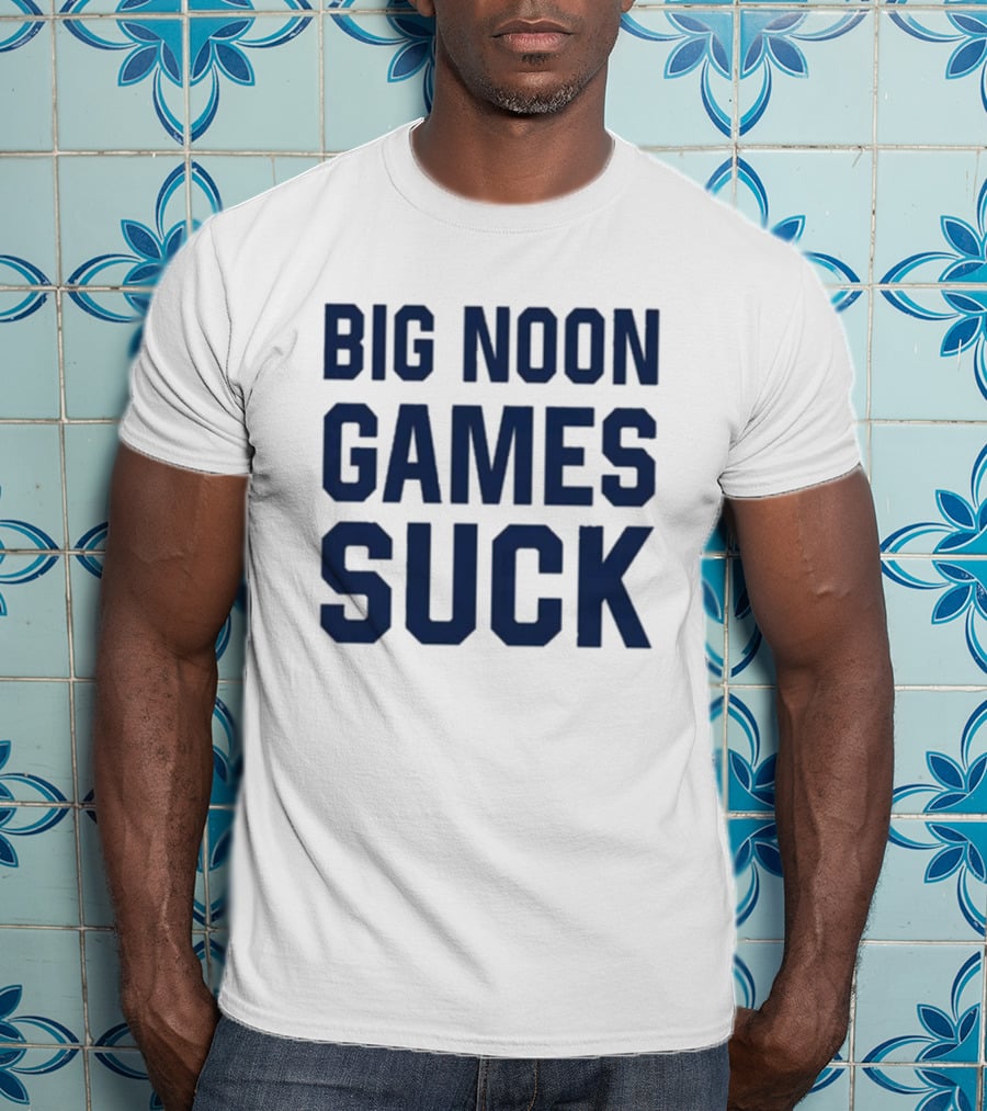 Jeremy Birmingham Big Noon Games Suck Football Commentary T-Shirt