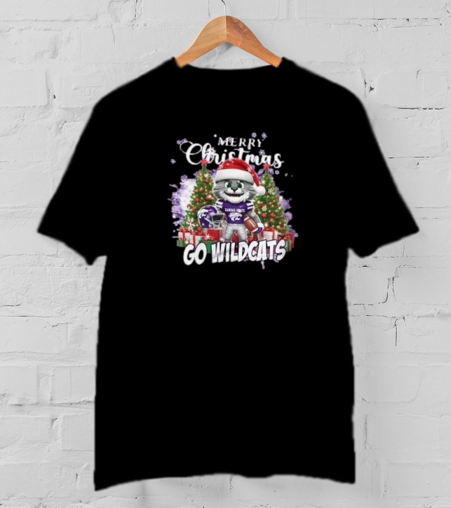 Merry Christmas Kansas State Wildcats Go Wildcats T-Shirt