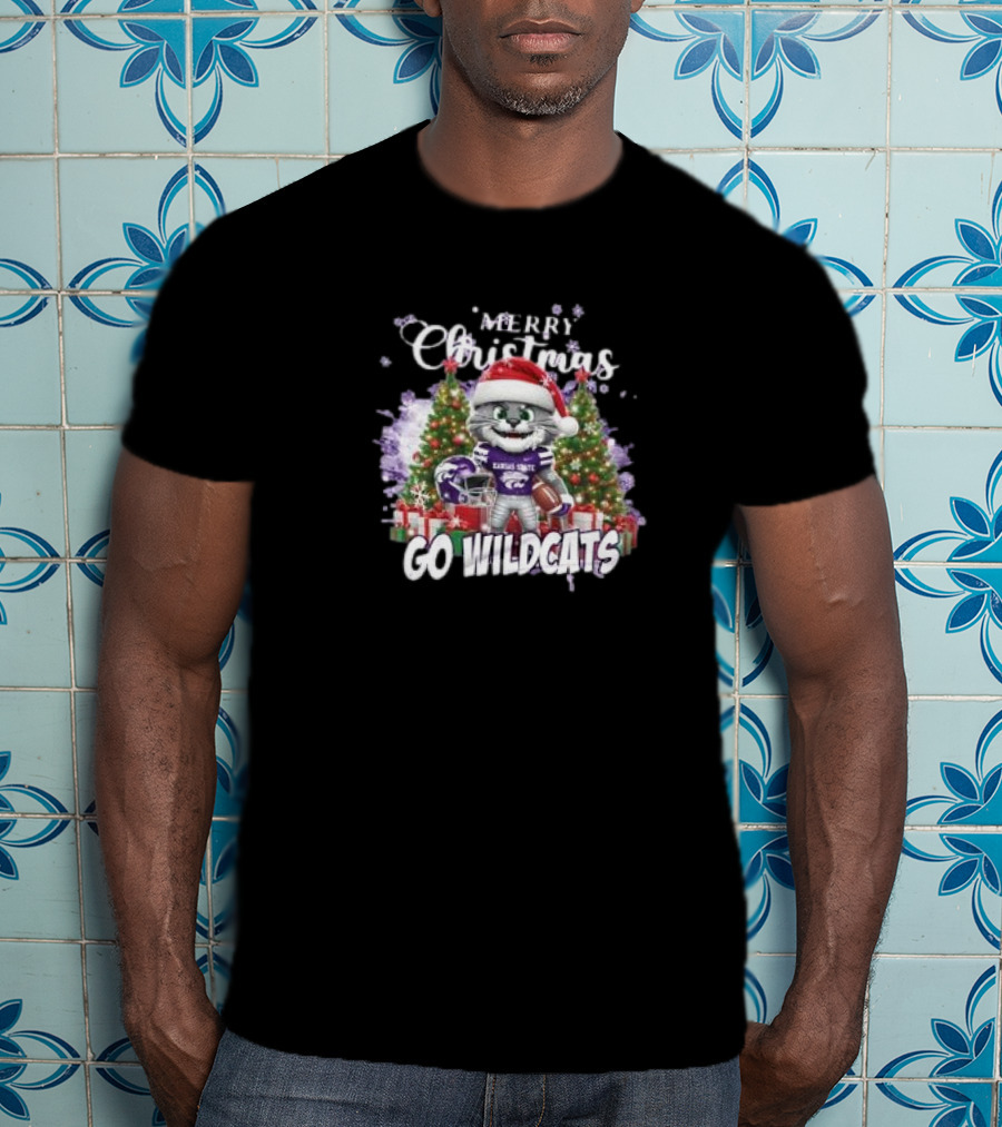 Merry Christmas Kansas State Wildcats Go Wildcats T-Shirt
