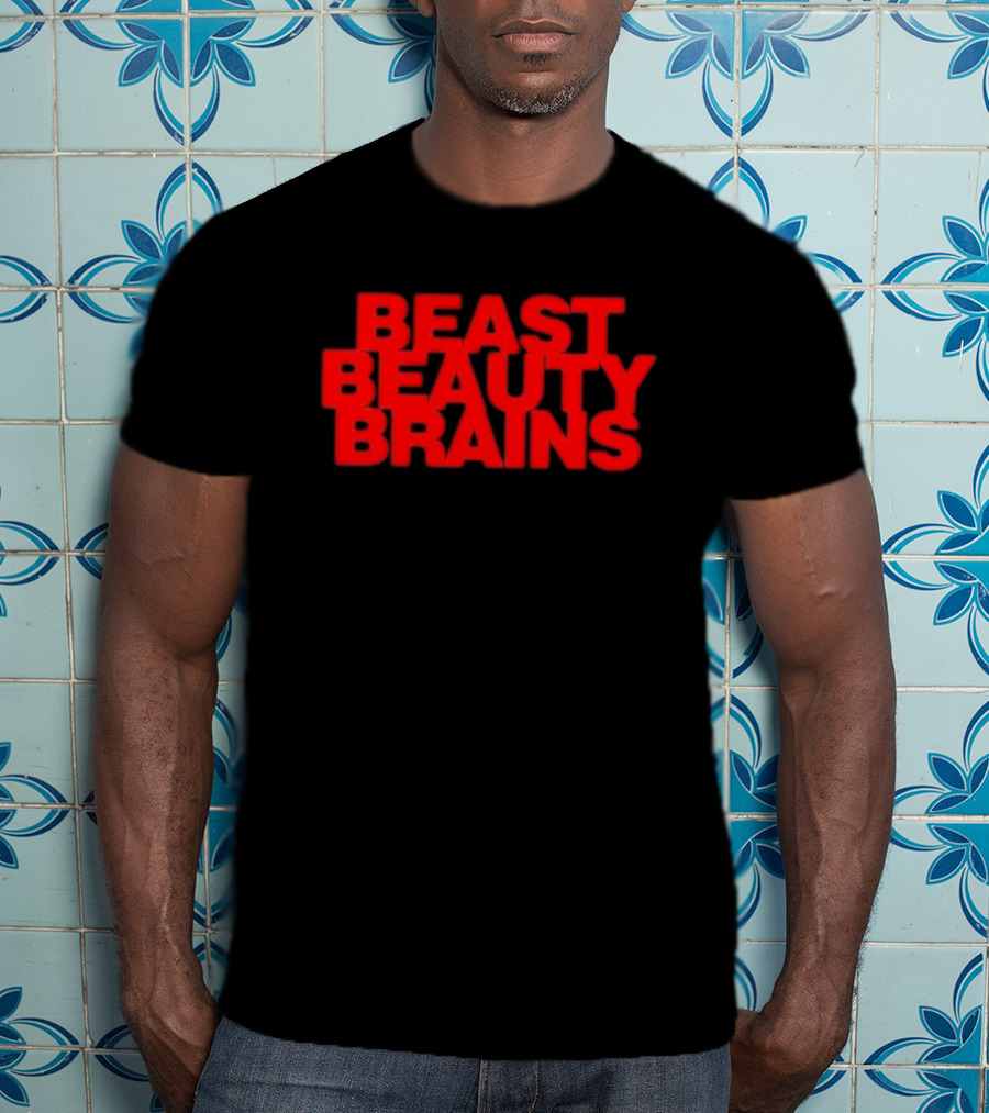 Ilona Maher Beast Beauty Brains Iconic Red T-Shirt