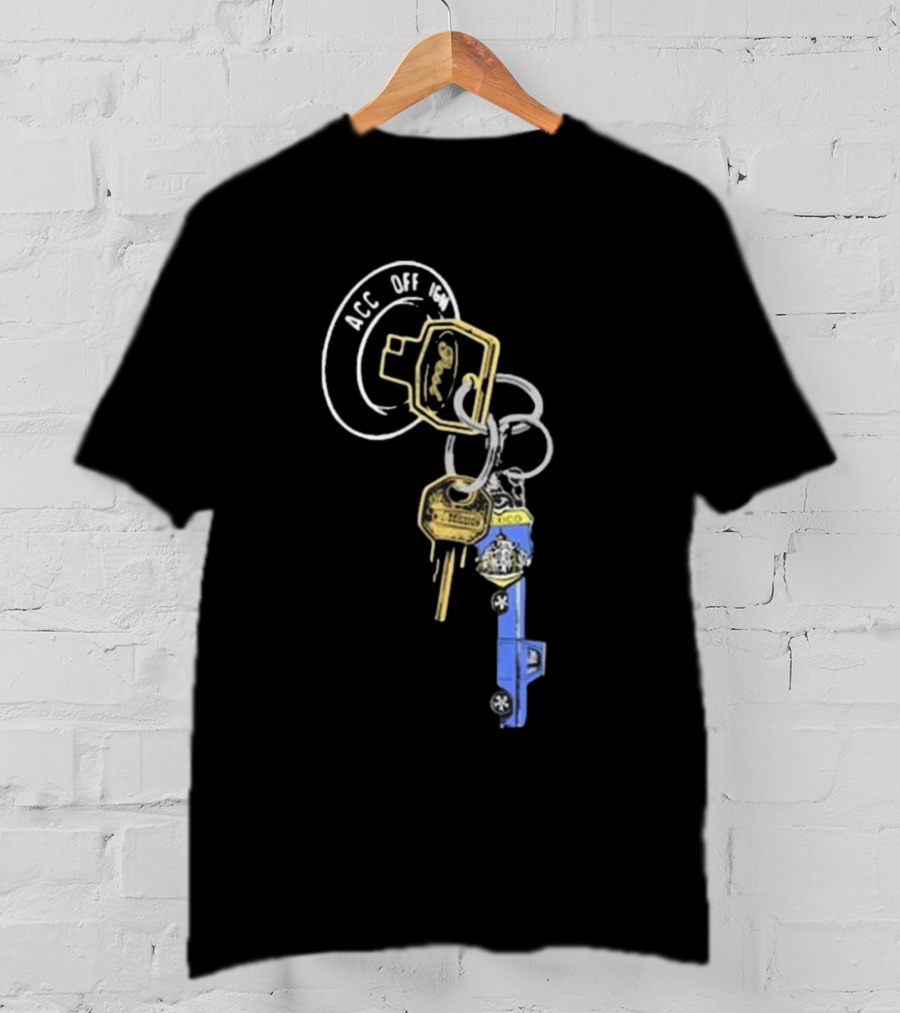 Post Malone Store F-1 Trillion Keys ACC OFF LOCK Keyring T-Shirt