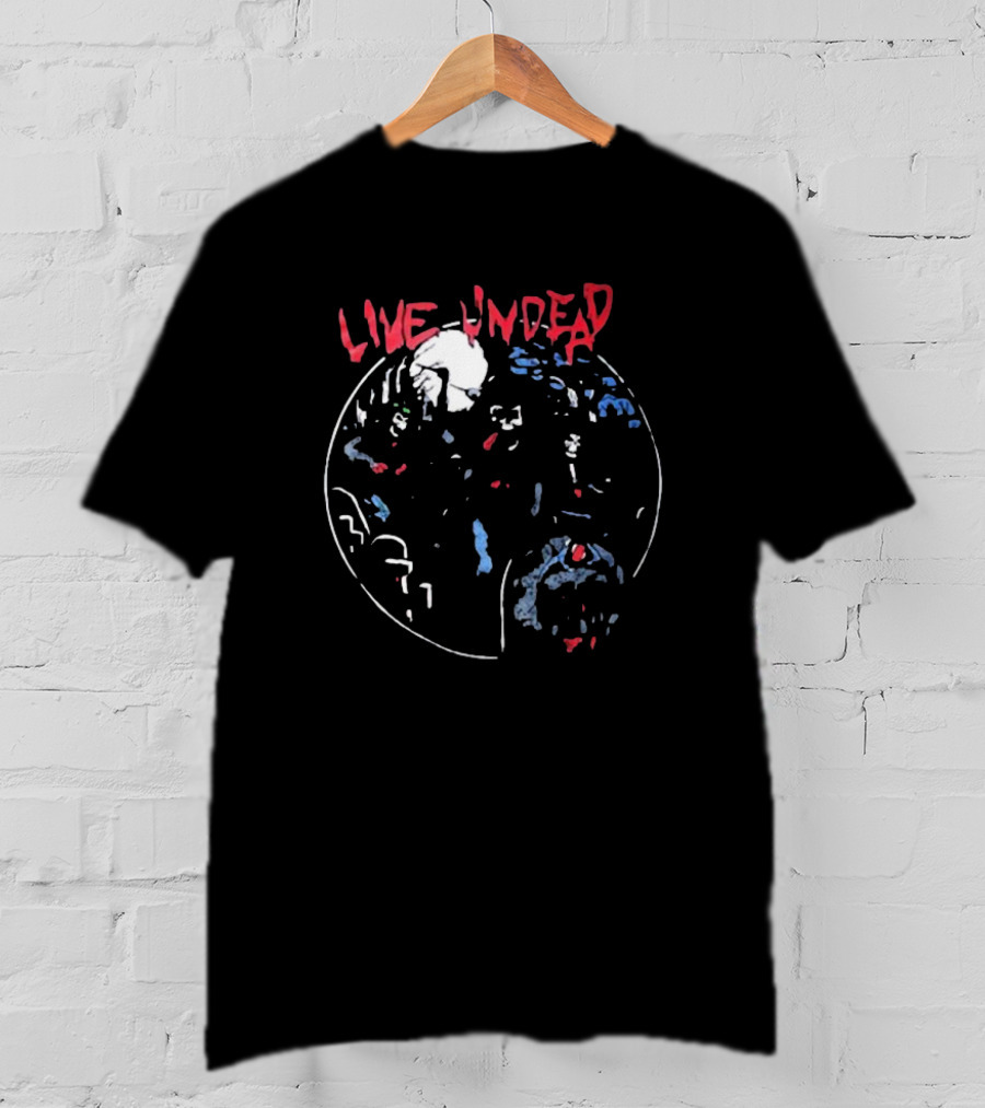 Live Undead Slayer 87 Stonewash Retro Vintage T-Shirt