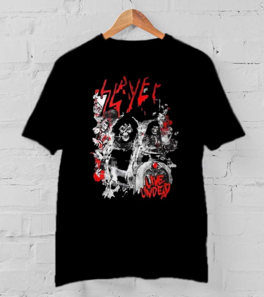 Slayer Live Undead Ghostly Concert Scene T-Shirt