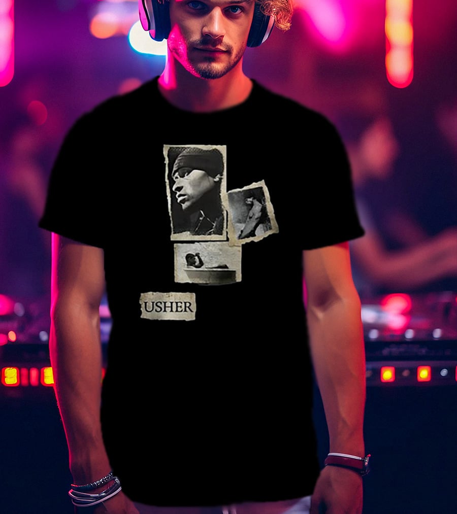 Usher Raymond IV Confessions Album Collage T-Shirt