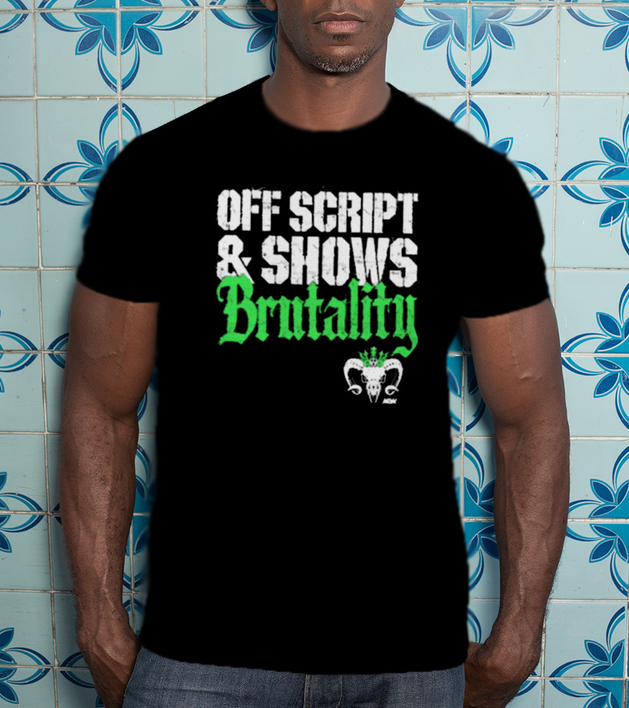 Off Script Shows Brutality Will Ospreay Vintage AEW T-Shirt