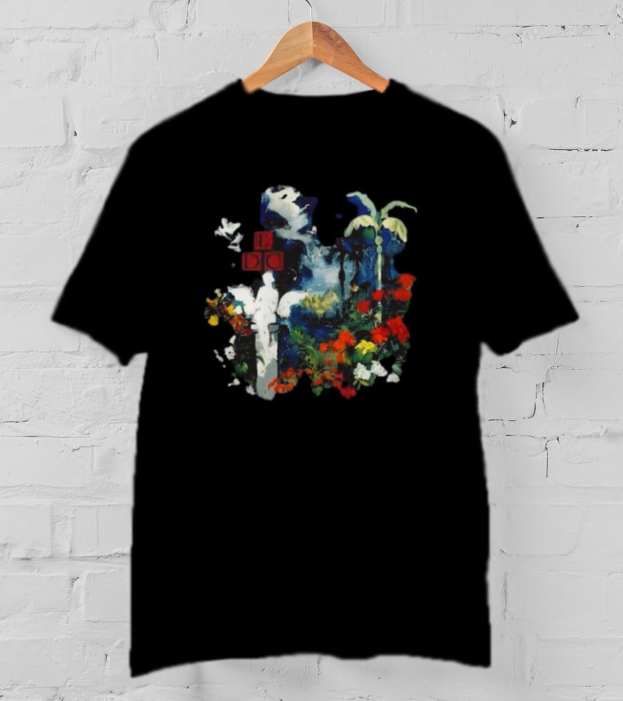 Tedua Oasis Tropical Fantasy With Lush Flowers And Palm Trees T-Shirt