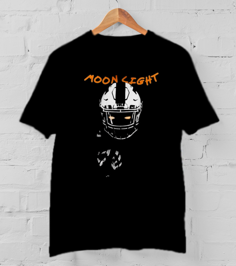 Tennessee Volunteers Moon Light NCAA Football Helmet T-Shirt