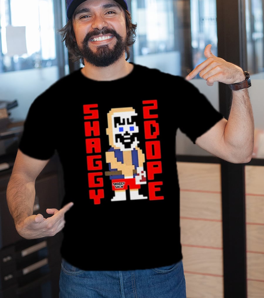 Shaggy 2 Dope Retro Pixel Art From The Shaggy Show Video-game T-Shirt