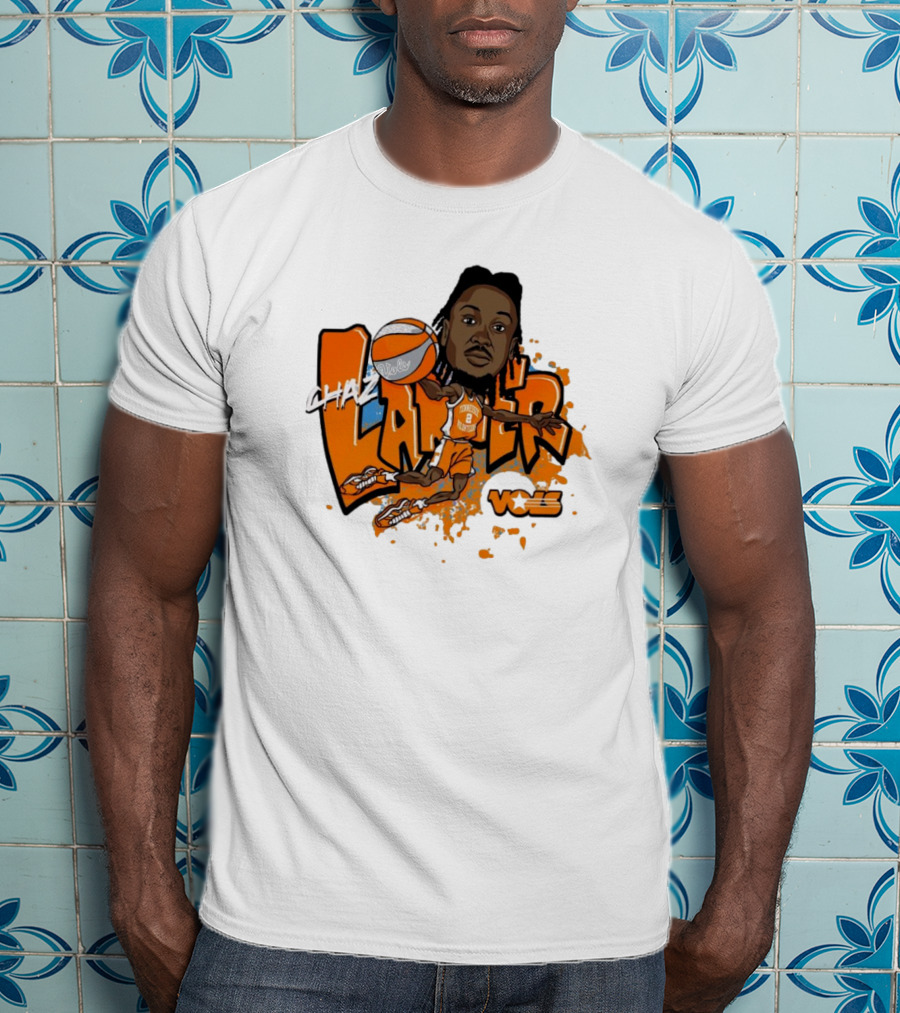 Chaz Lanier Tennessee Vols Basketball Caricature NCAA Volunteers T-Shirt