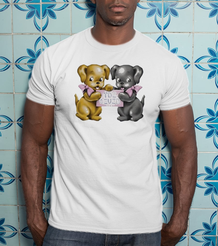 Tde Forever The Driver Era Cute Puppy Duo With Bows T-Shirt