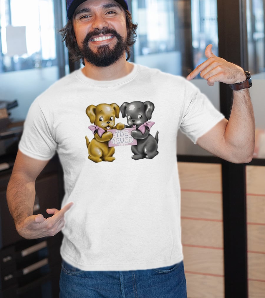 Tde Forever The Driver Era Cute Puppy Duo With Bows T-Shirt