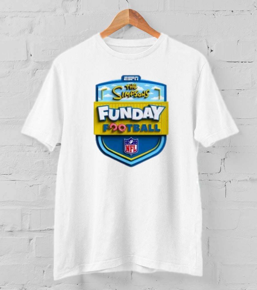 ESPN The Simpsons Funday Football NFL T-Shirt