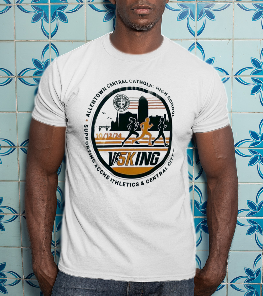 Visking 10/12/24 Allentown Central Catholic High School Supporting ACCHS Athletics And Central City T-Shirt