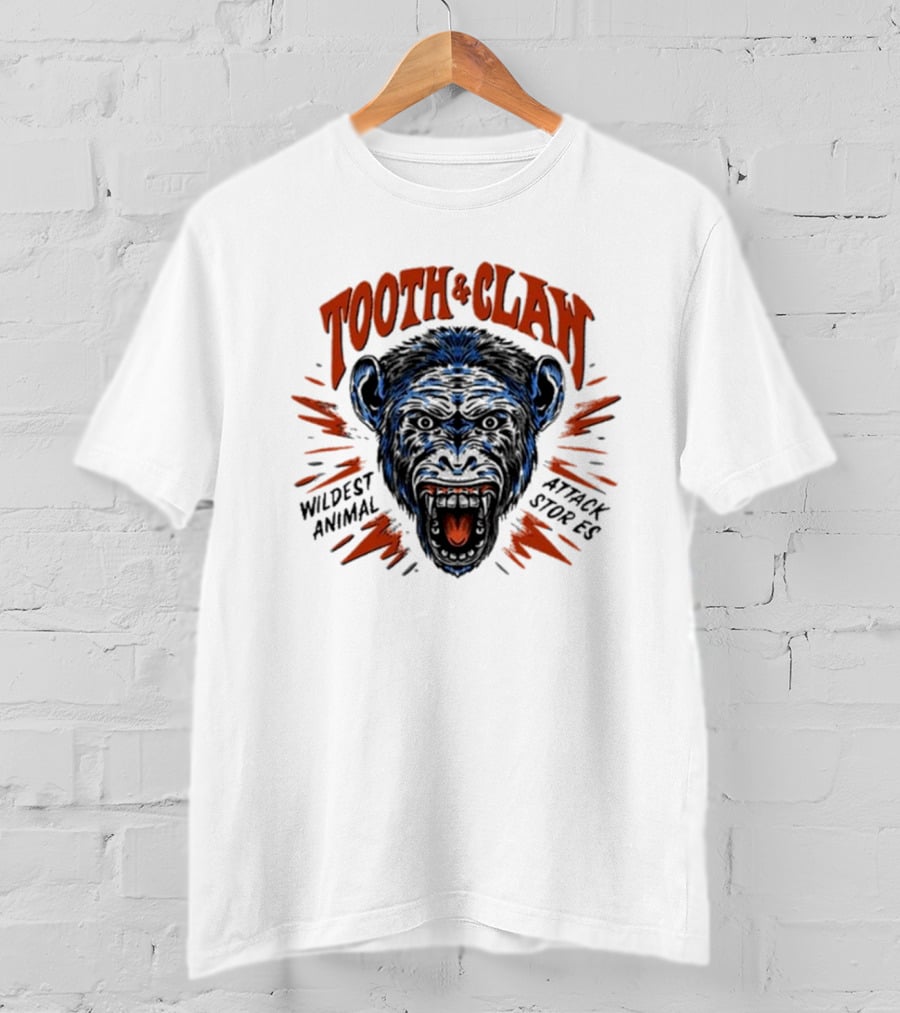Tooth And Claw Wildest Animal Attack Stories T-Shirt
