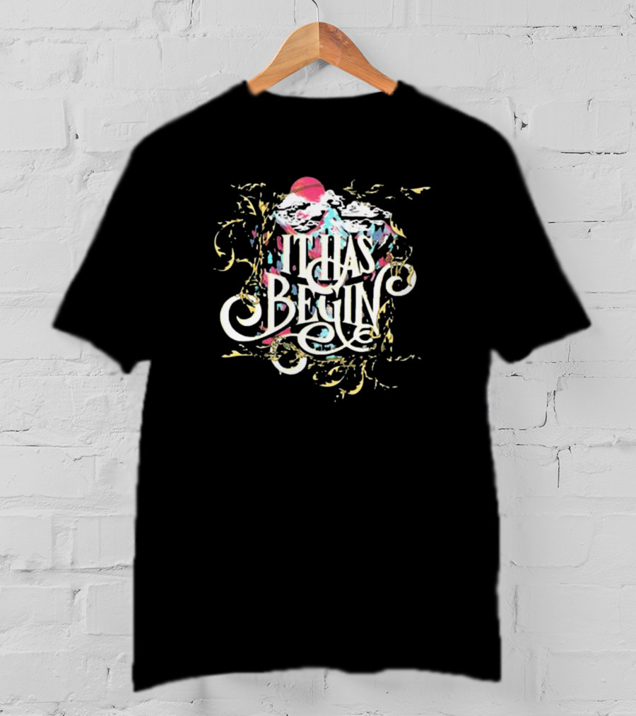 Critical Role It Has Begin Clouds Pink Sun T-Shirt